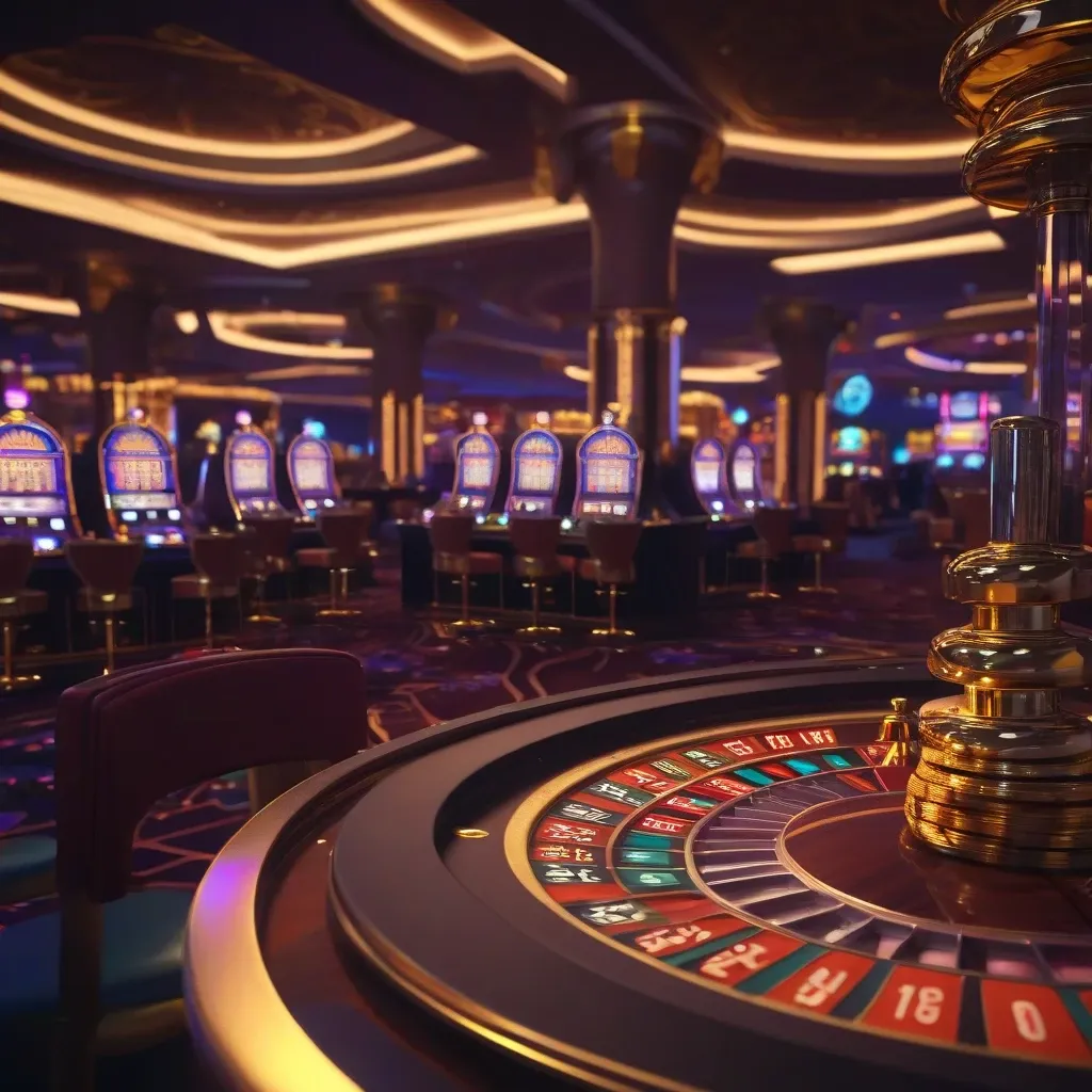 Neon Casino Jackpot Glow